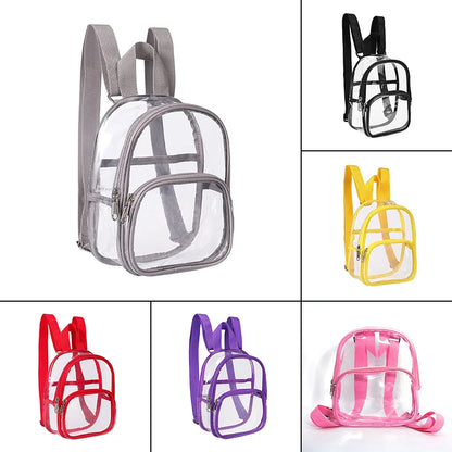 Transparent Clear Pvc Travel Backpack