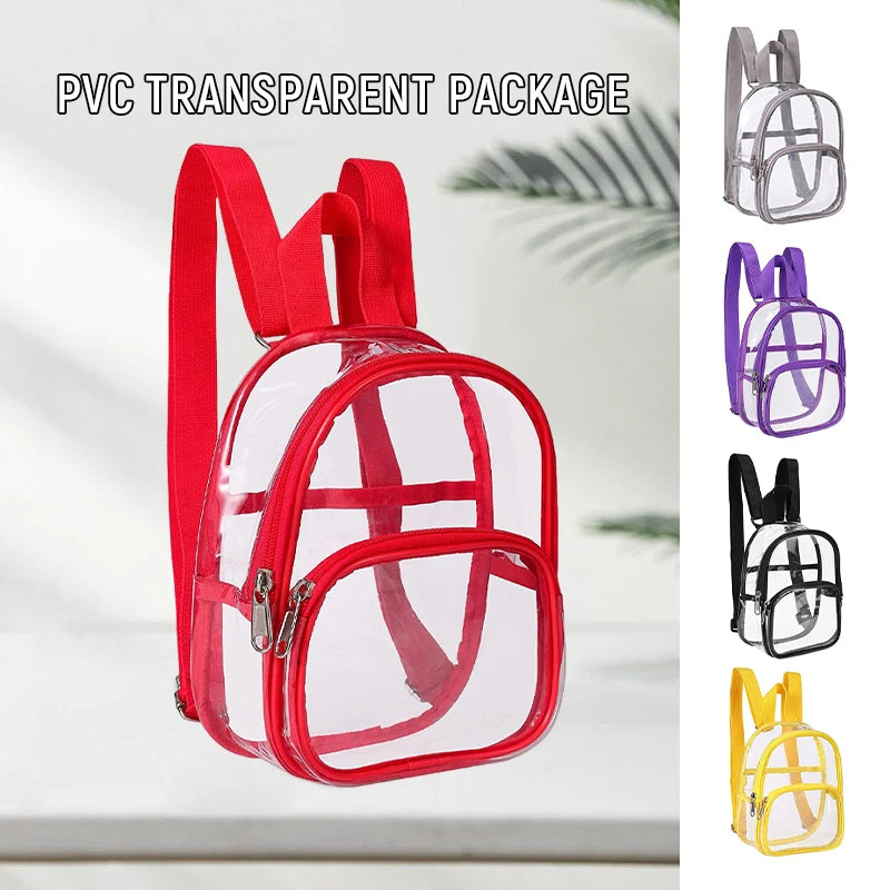 Transparent Clear Pvc Travel Backpack